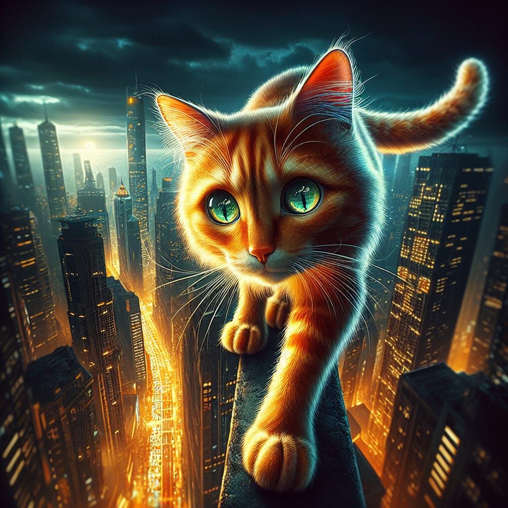 ginger cat,   by @Tanya Bleck