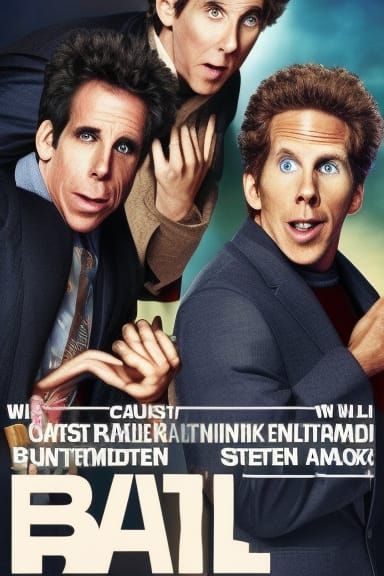 Ben Stiller, Will Farrell, Benedict Cummerbatch movie poster