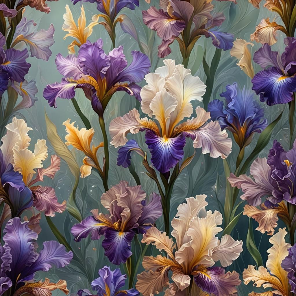 Rainbow Iris  by @rodrigoracs