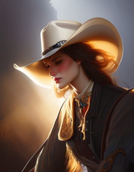 Cowgirl fashion - AI Generated Artwork - NightCafe Creator