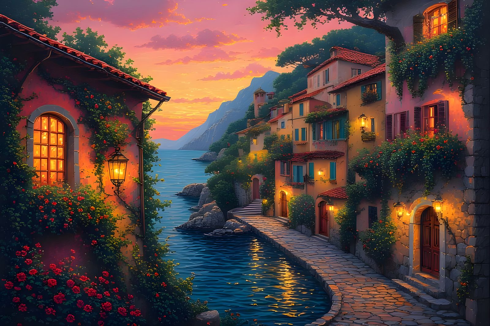 Colorful village