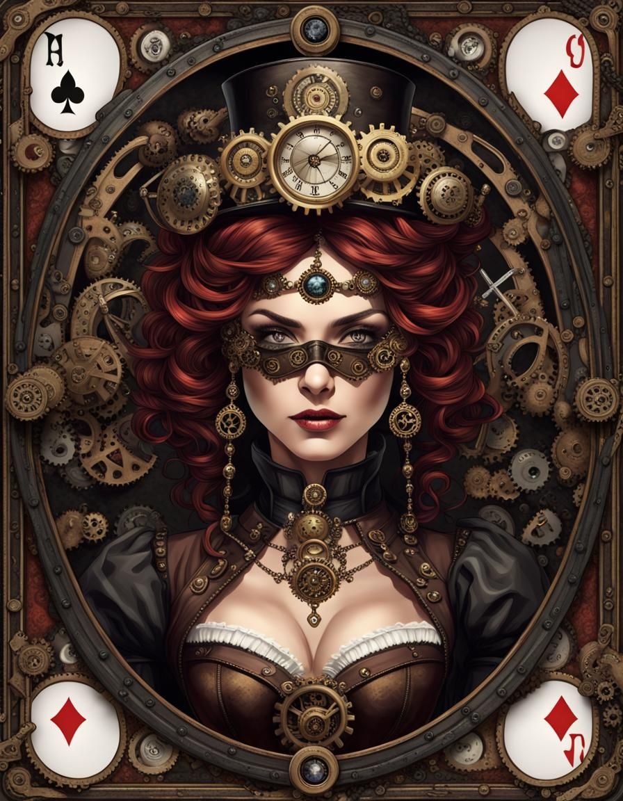 Queen of Diamonds almost perfect.