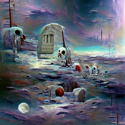 Graveyard on the Moon