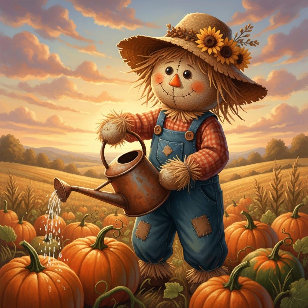 Cute scarecrow