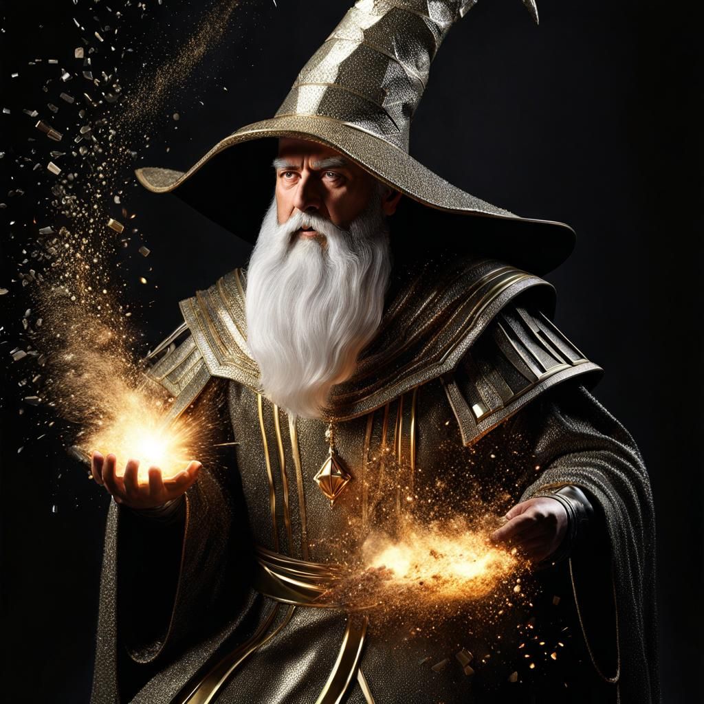 the pyrite sorcerer  by @doomflower