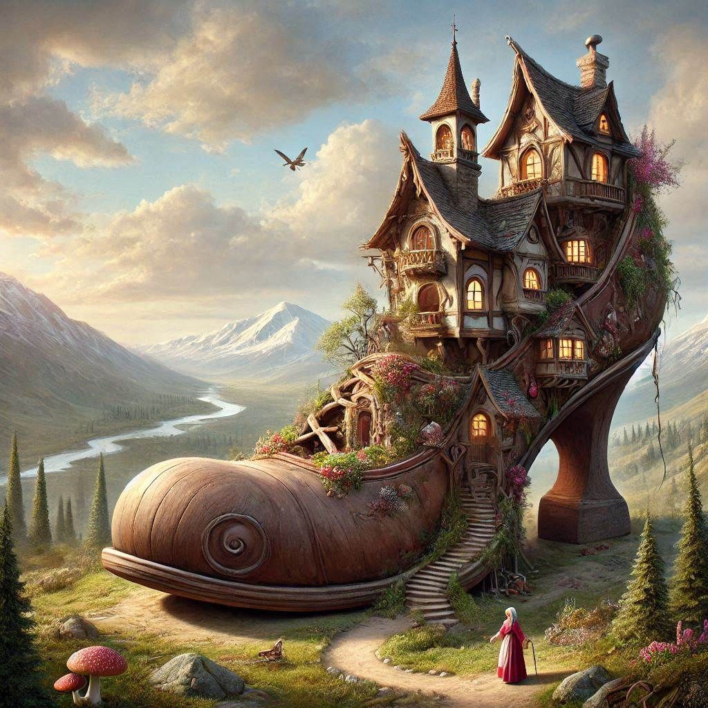 Little old Lady who lived in a shoe