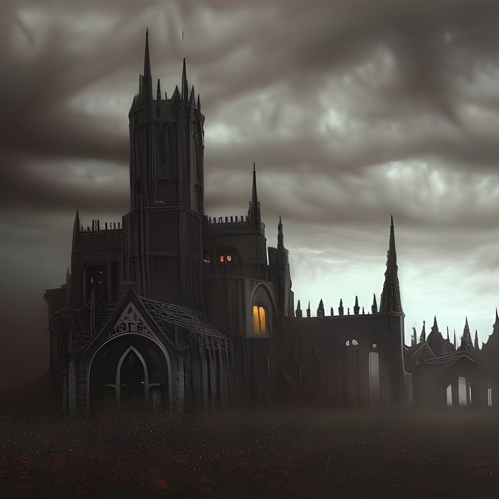 Gothic Composition 29 - Ai Generated Artwork - Nightcafe Creator