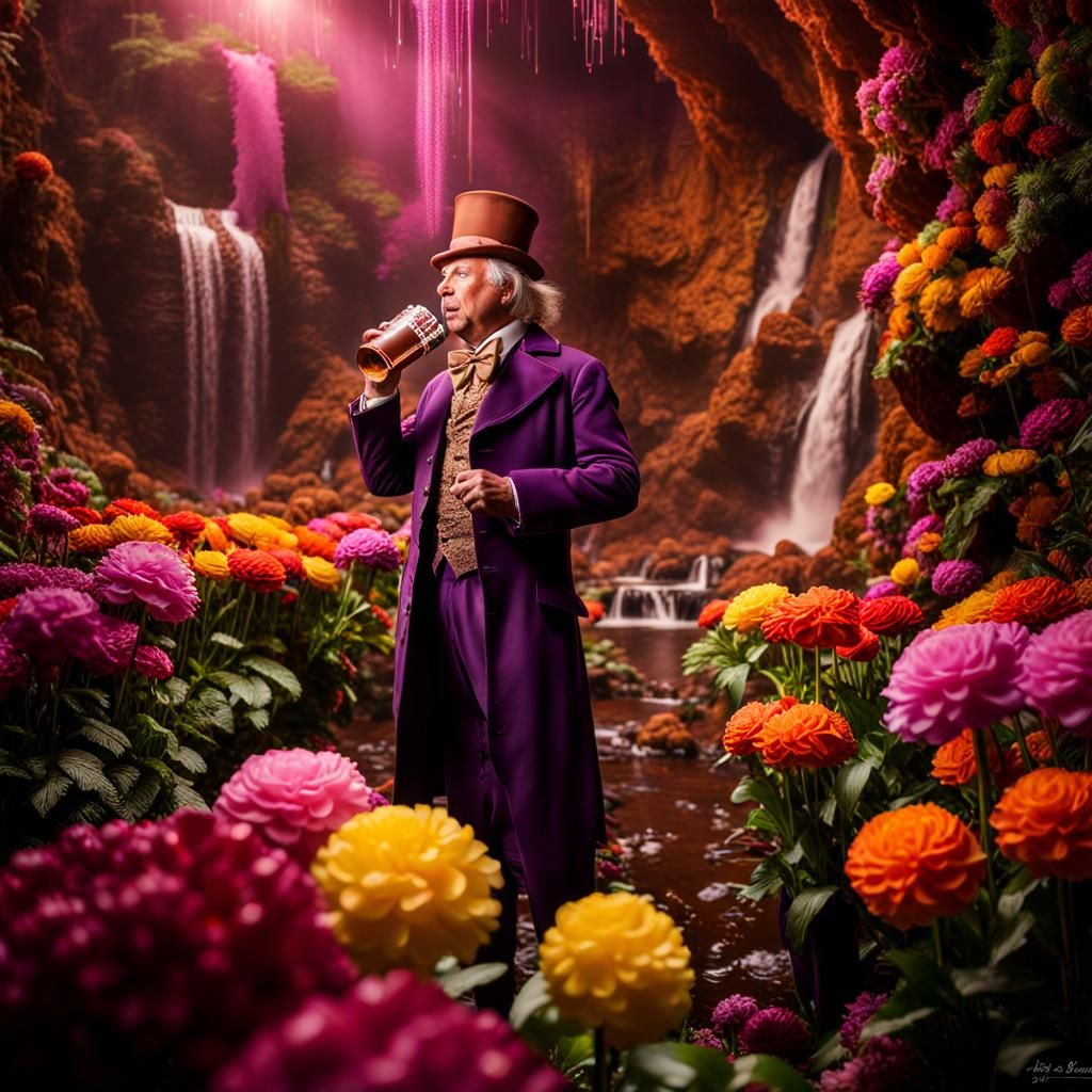 Wonkas chocolate river  by @Friar Luca