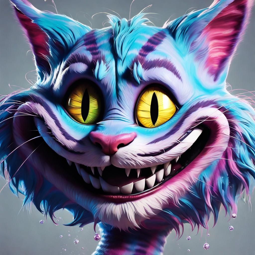 Cheshire cat - AI Generated Artwork - NightCafe Creator