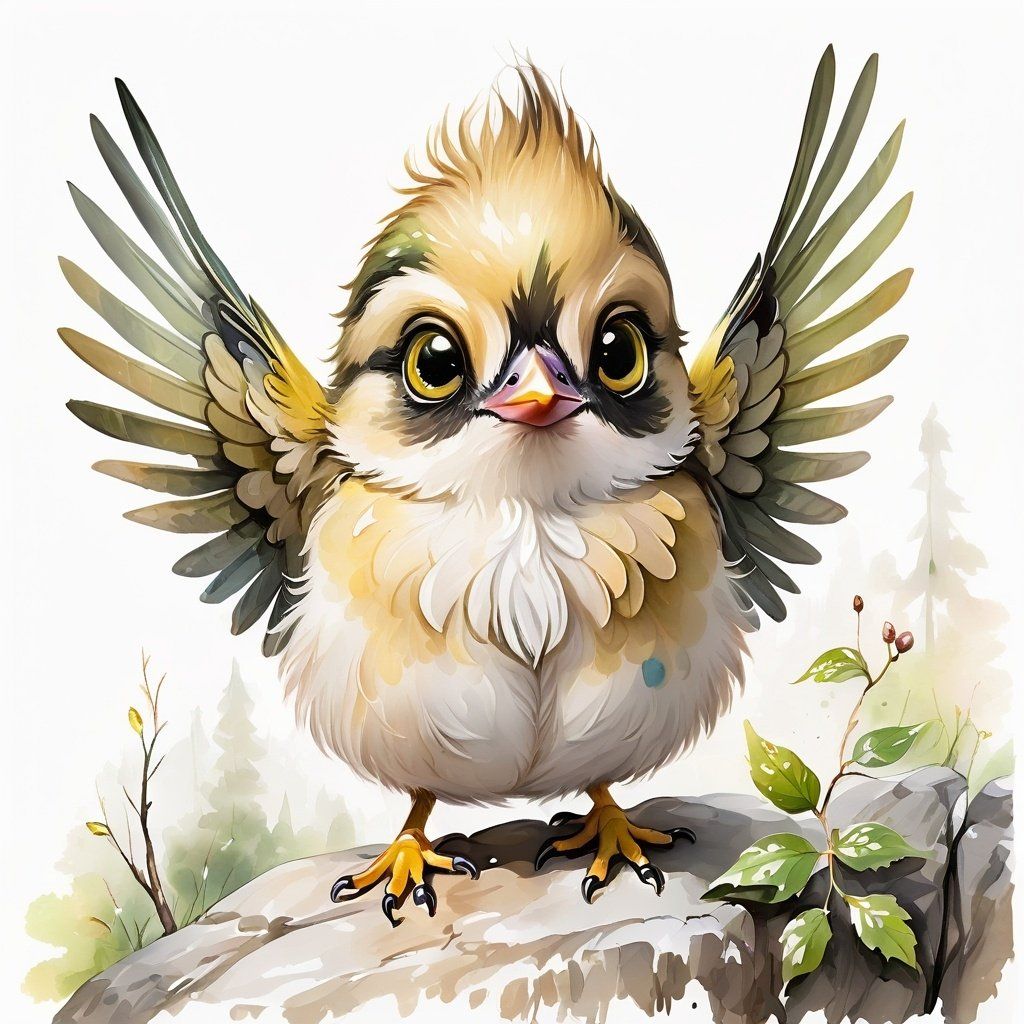 Baby Goldcrest