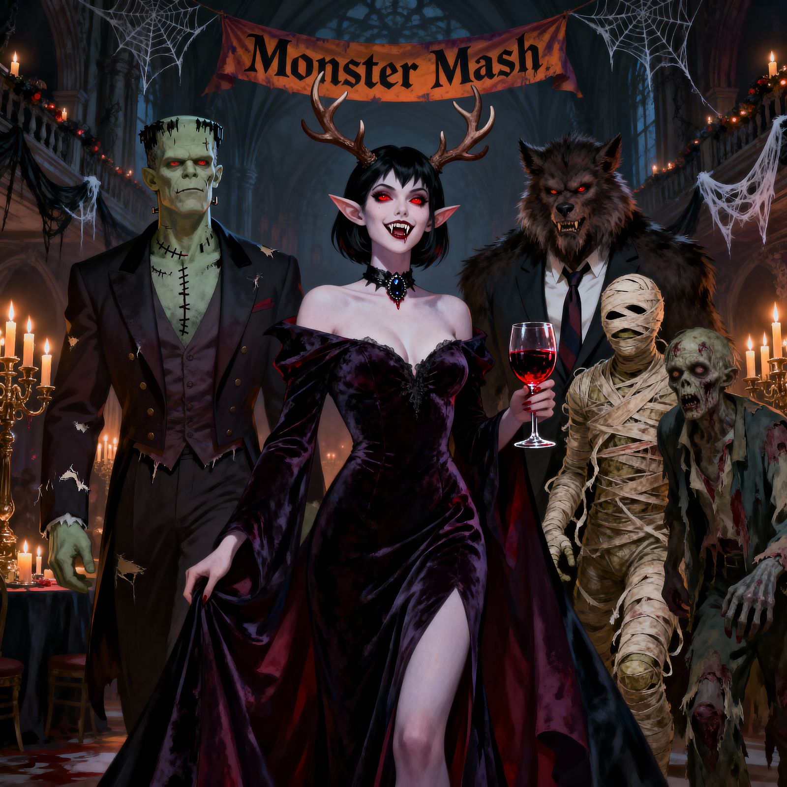 Backdoor attends a Monster Mash