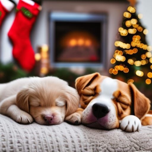 Cozy Christmas naps  by @Jenni