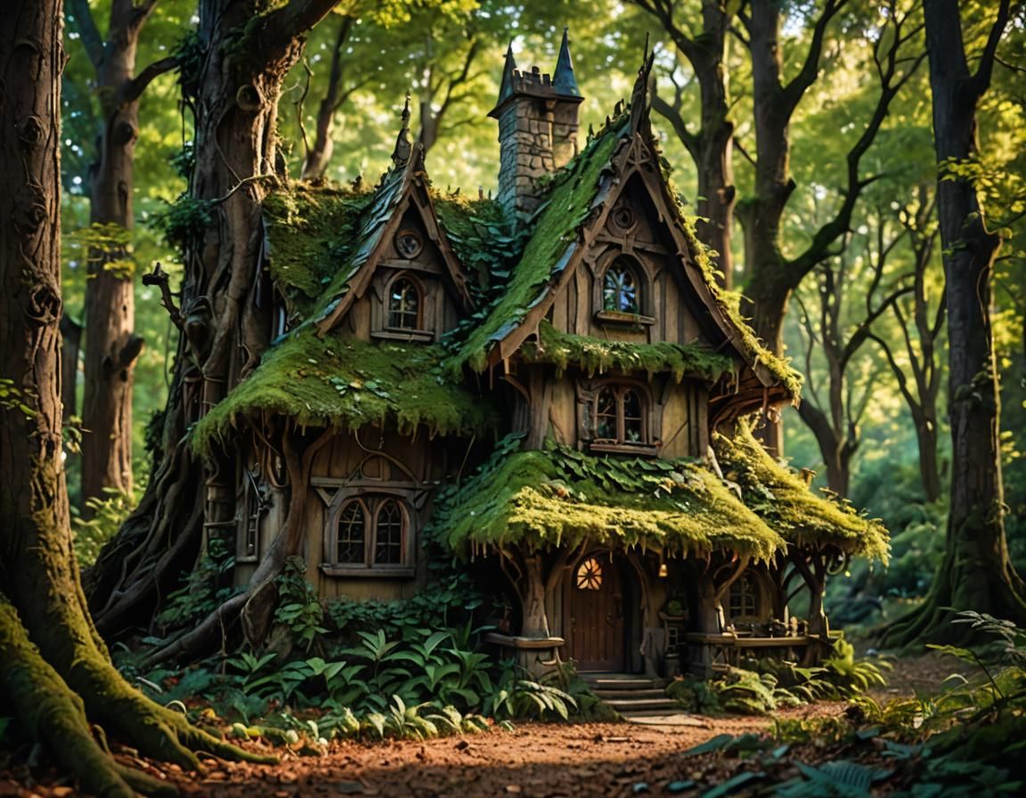 cottage in the woods