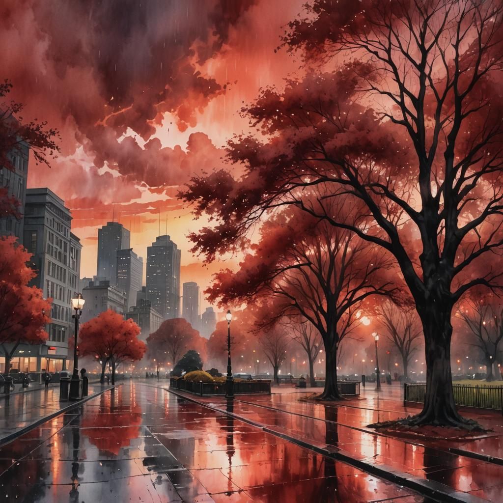 Downtown City Park  by @Katze