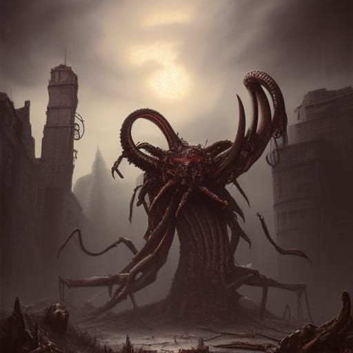 Eldritch Abomination - AI Generated Artwork - NightCafe Creator