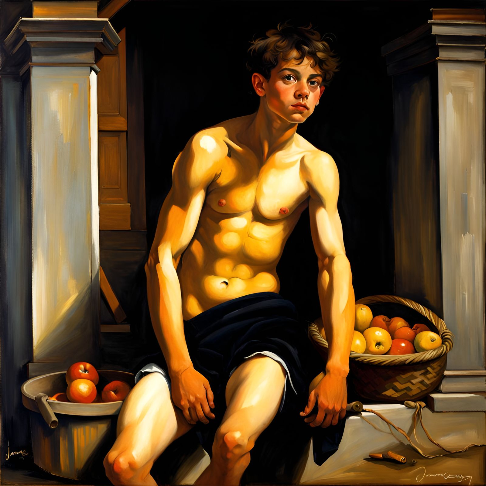 The pretty Boy next Door (2) /by Caravaggio