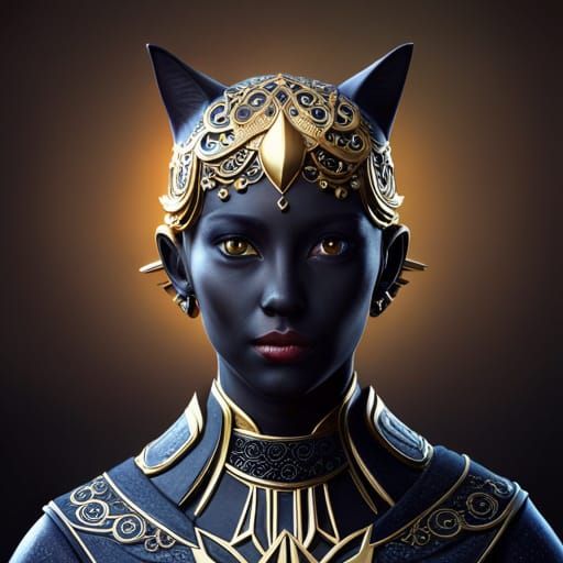 Black and gold - AI Generated Artwork - NightCafe Creator