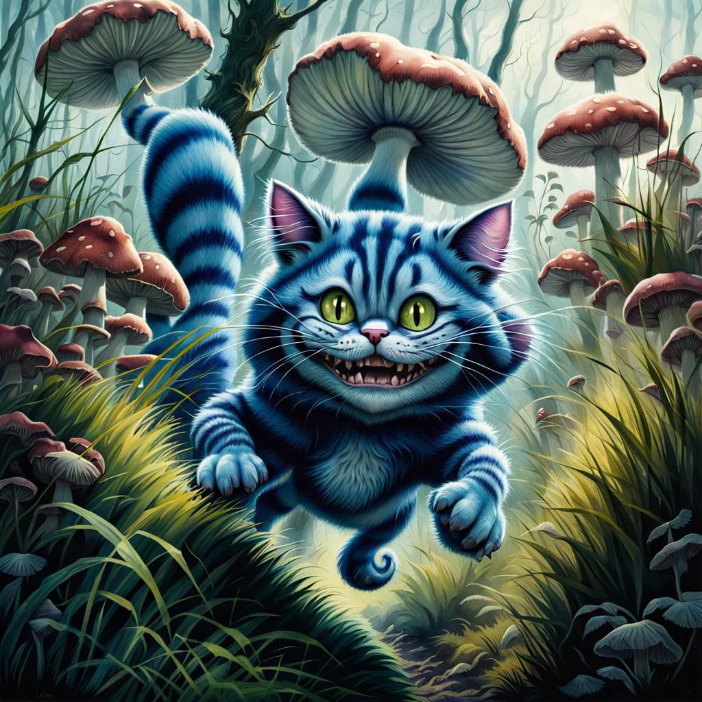 A Cheshire Cat Cheshire Cating