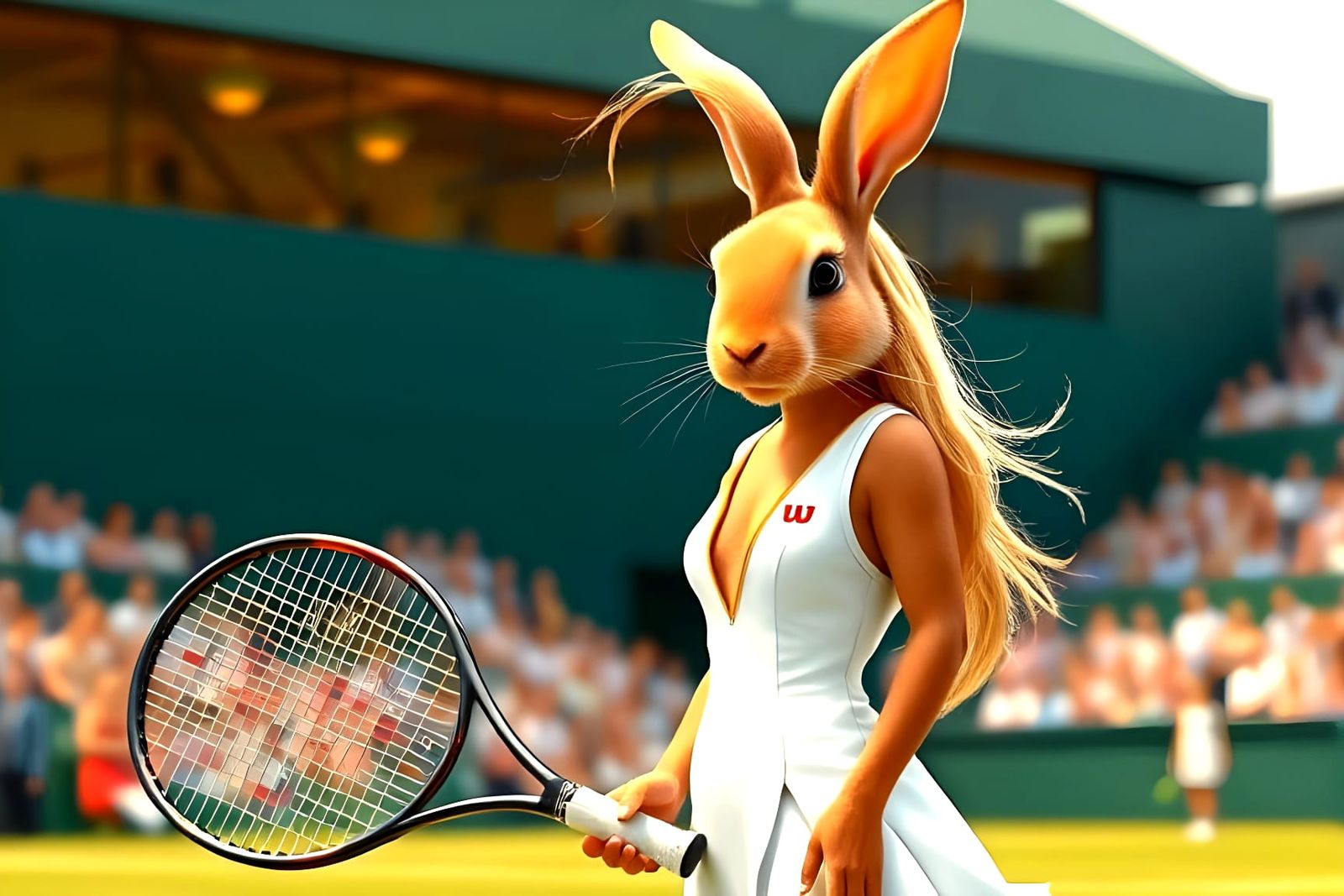 Tennis begins with Bunny Luv  by @Gary Murakami