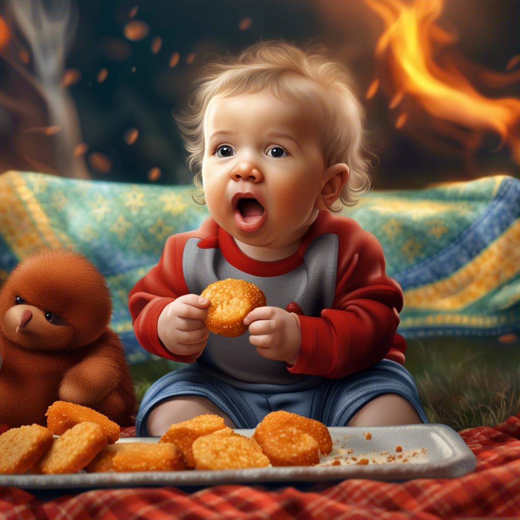 Mmm nuggets - AI Generated Artwork - NightCafe Creator