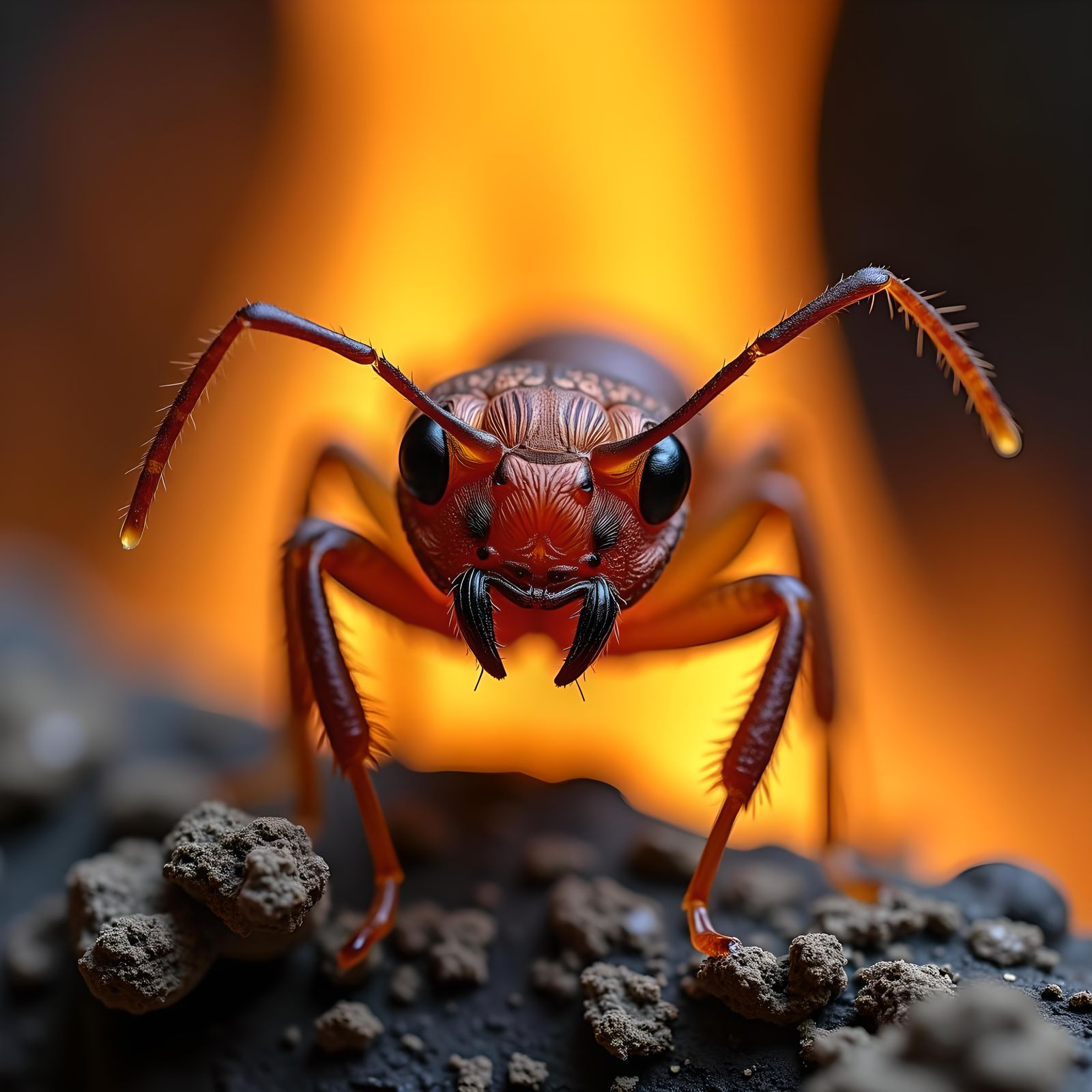 Fire Ant Close-Up: Detailed Insect Photography