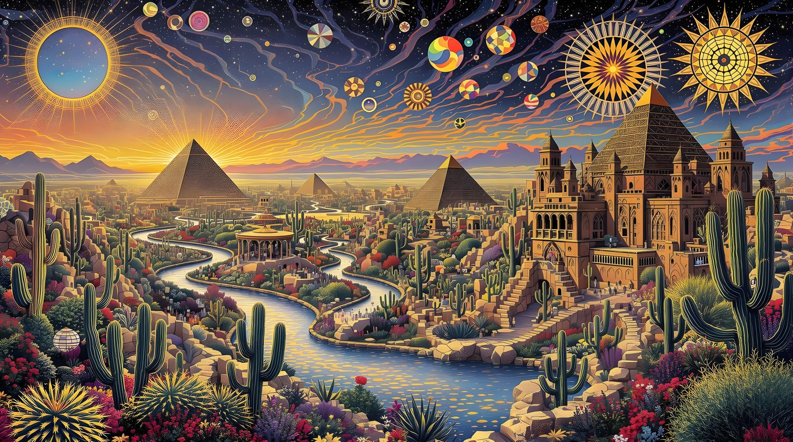 magical desert kingdom  by @Josh