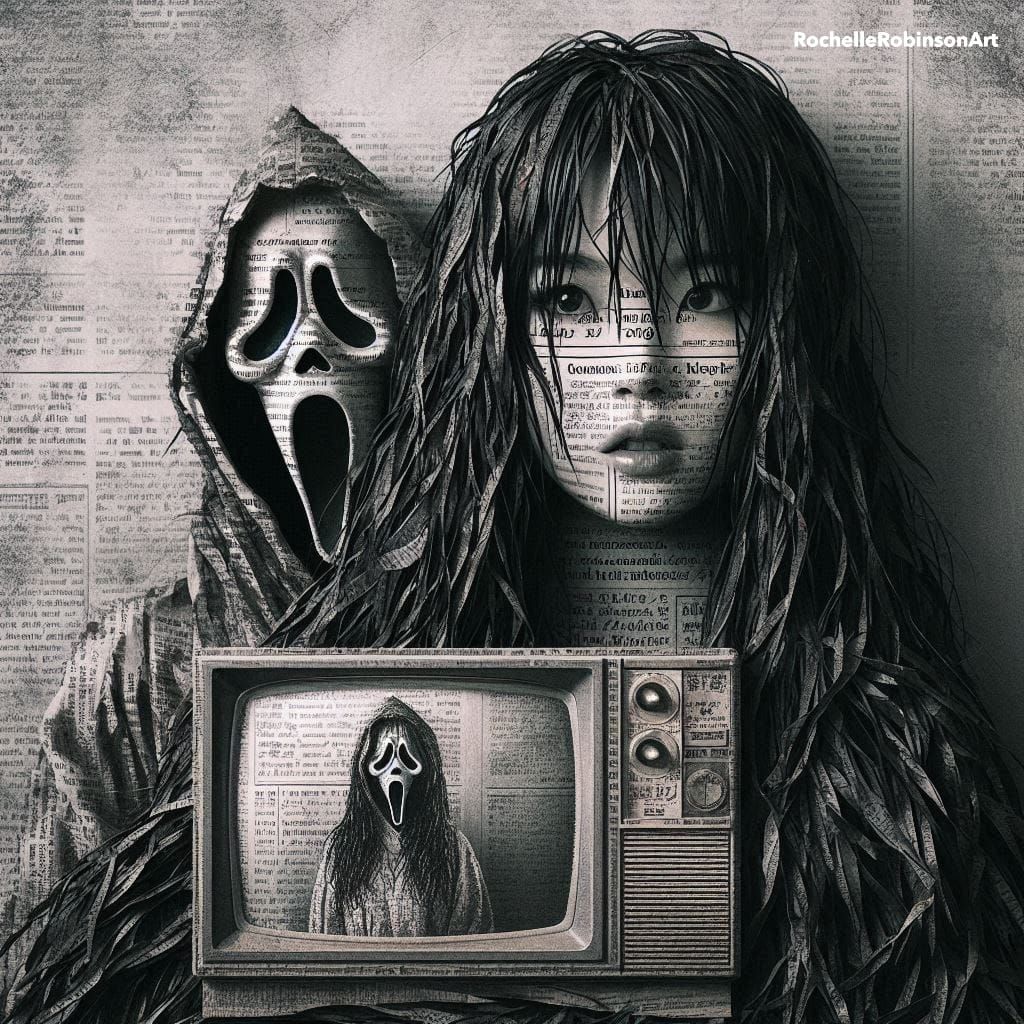 Scring - Newspaper Print Art