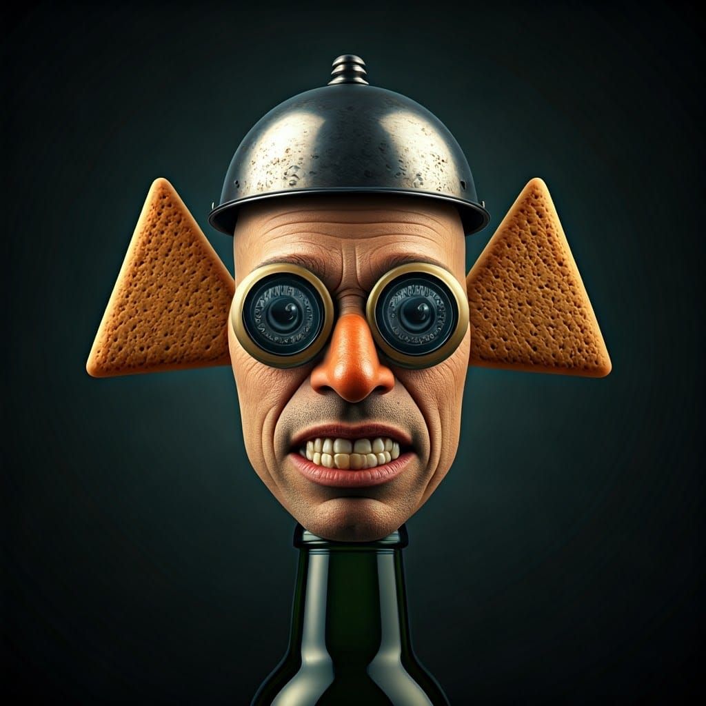 כיפת ברזל - על צוואר הבקבוק, אוזני קרקר - עם אף גזר