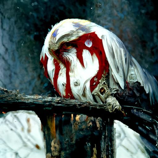 Cracked Carnival Mask Horror