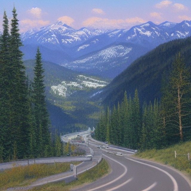 Snoqualmie Pass AI Generated Artwork NightCafe Creator