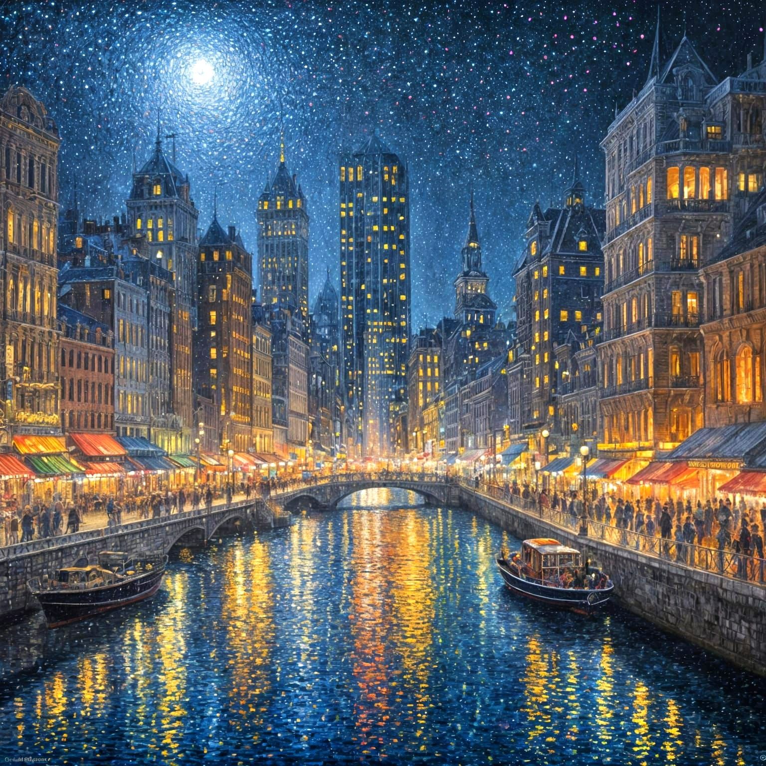 City Lights Symphony  by @photon