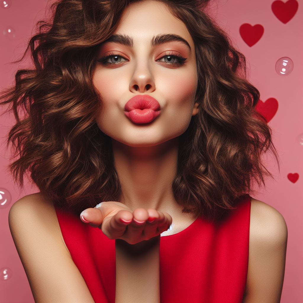 Blowing a Kiss