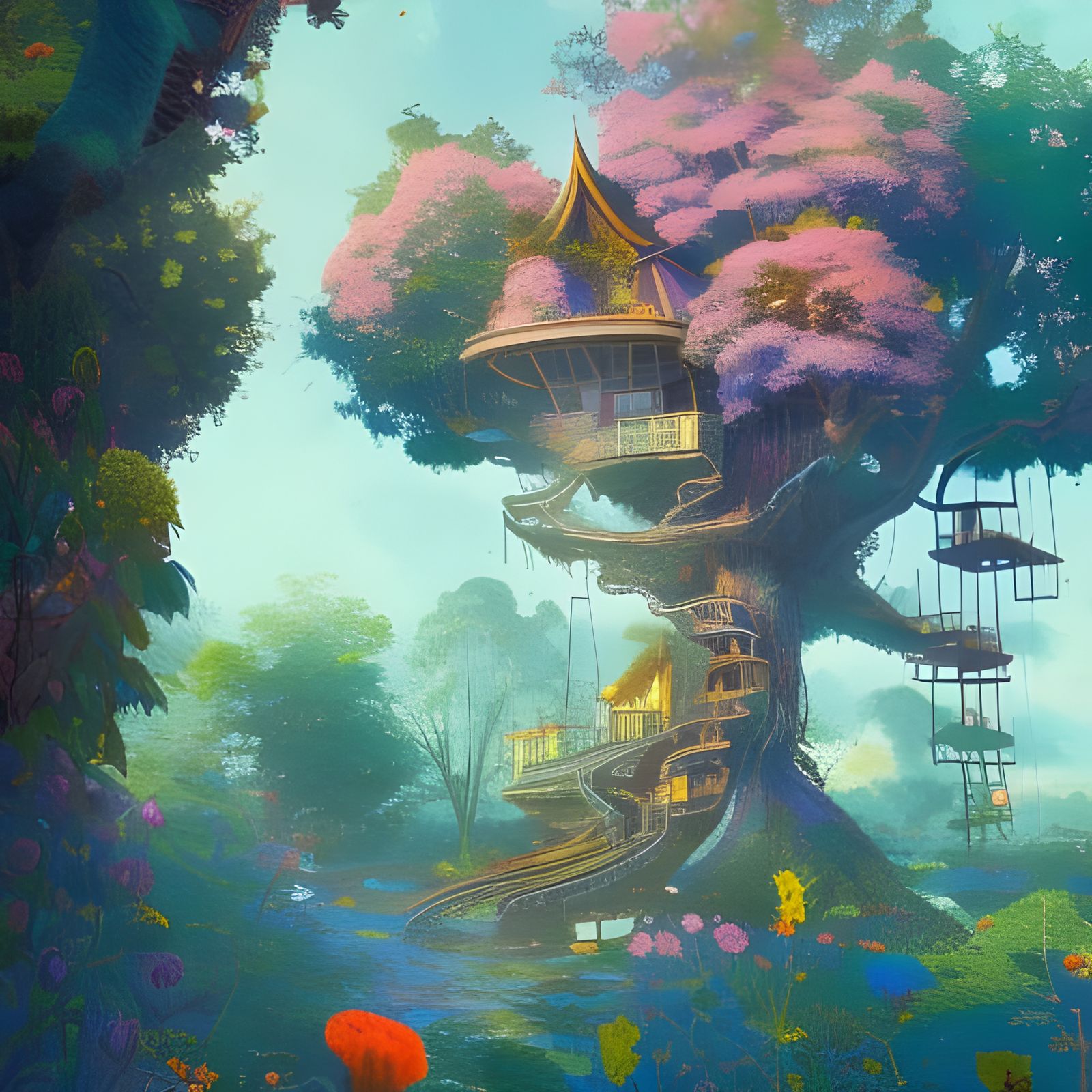 Tree House  by @blake delta (BD)