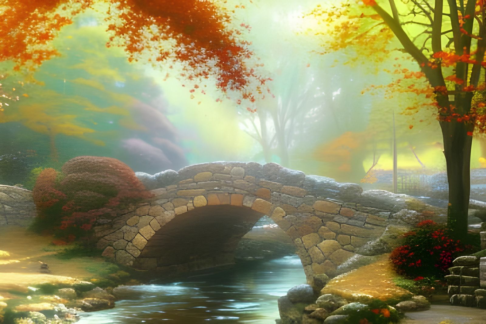 Stone Bridge  by @Silver Rain
