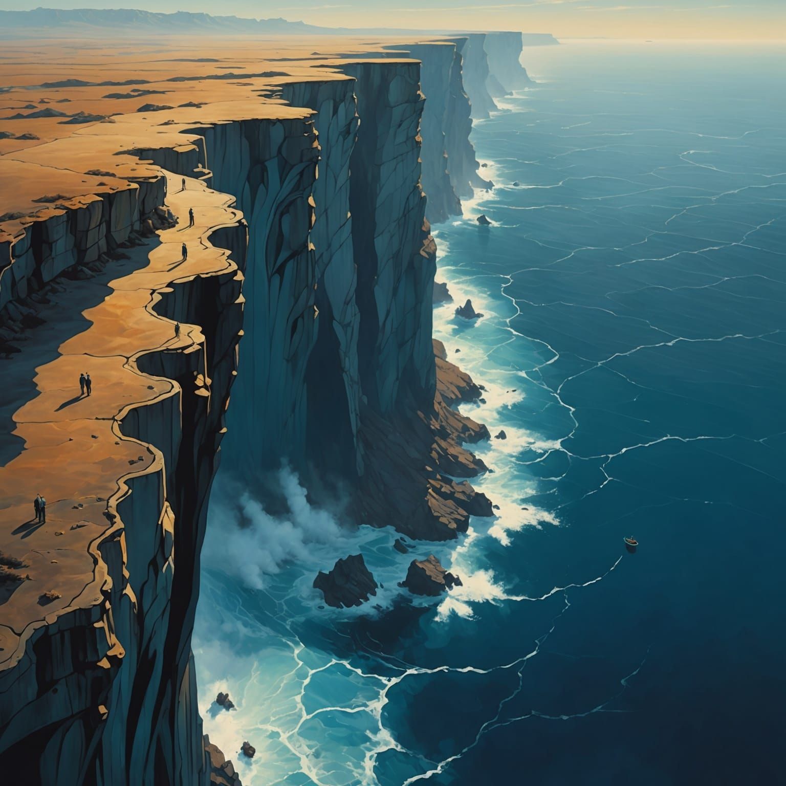 Vast Ocean Cliff