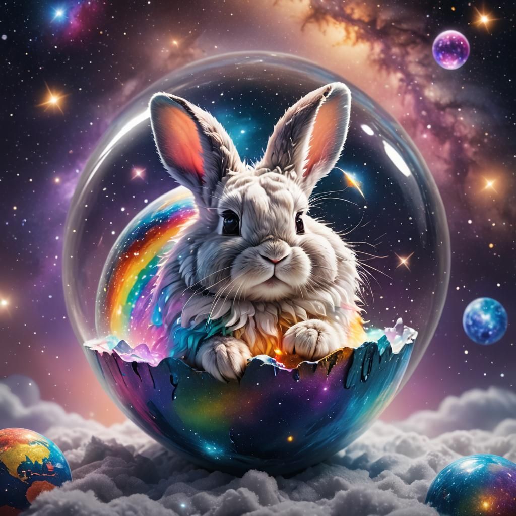 A cute bunny