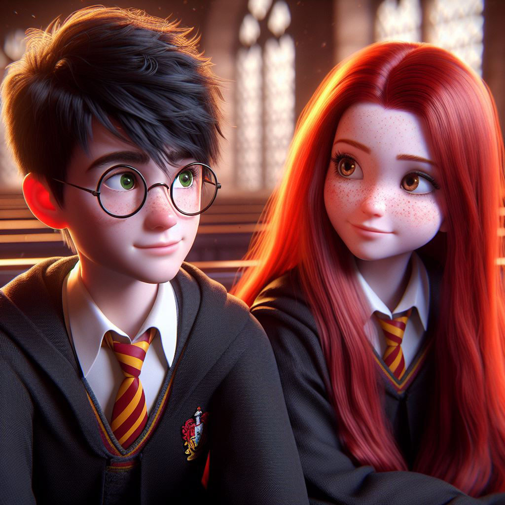 Harry and Ginny - Pixar Series