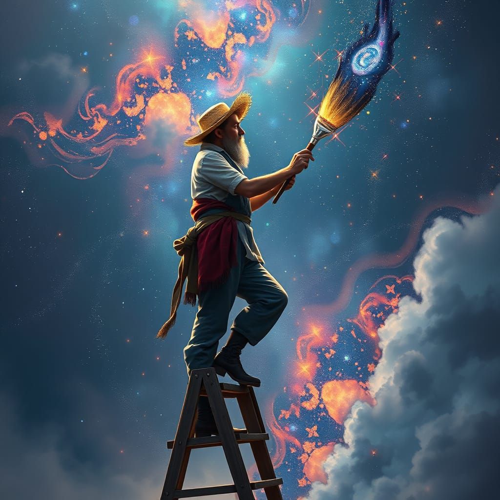 Painting the Galaxies  by @Raven