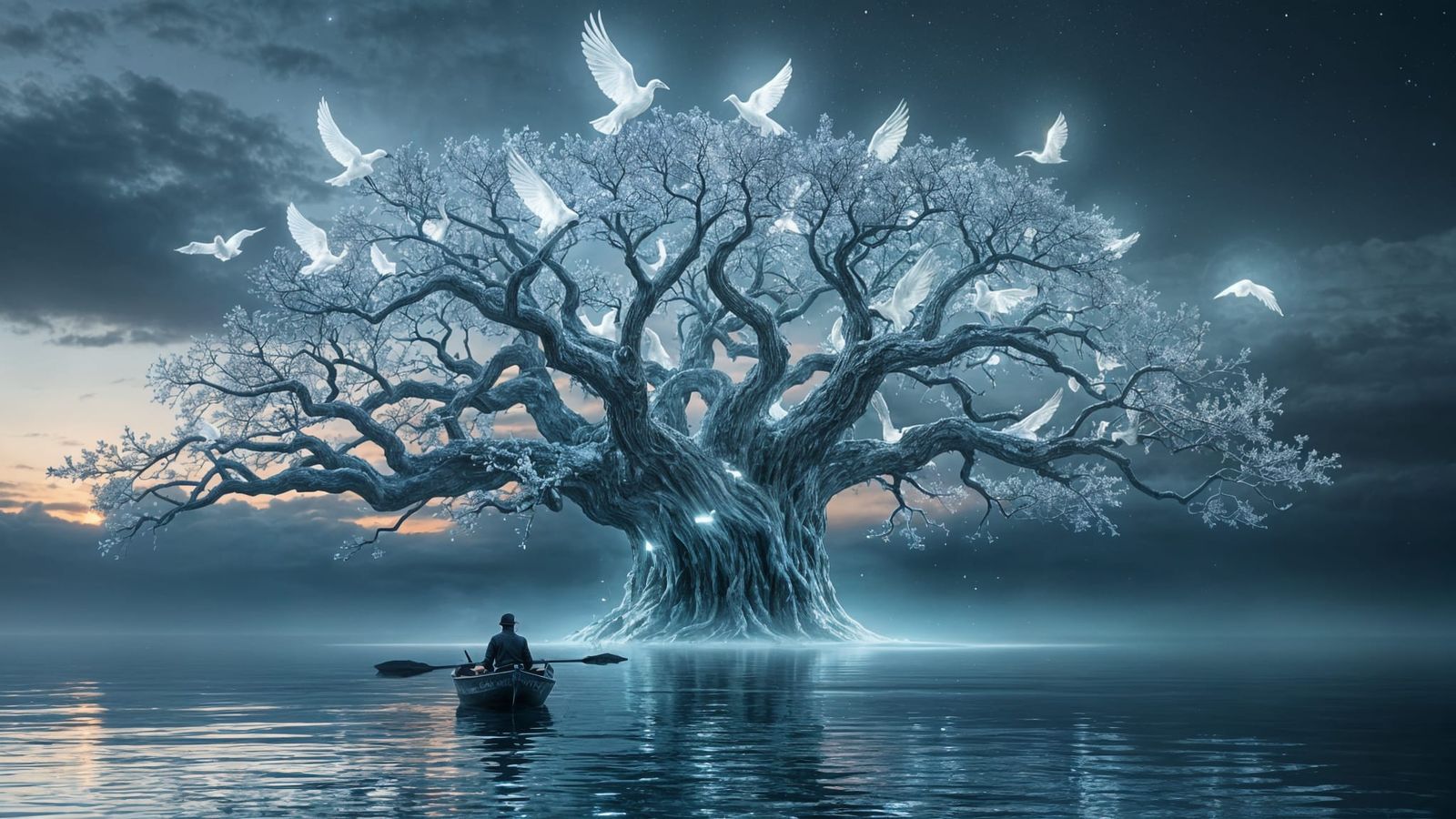 A dream of peace in a calm ocean.  by @Joris