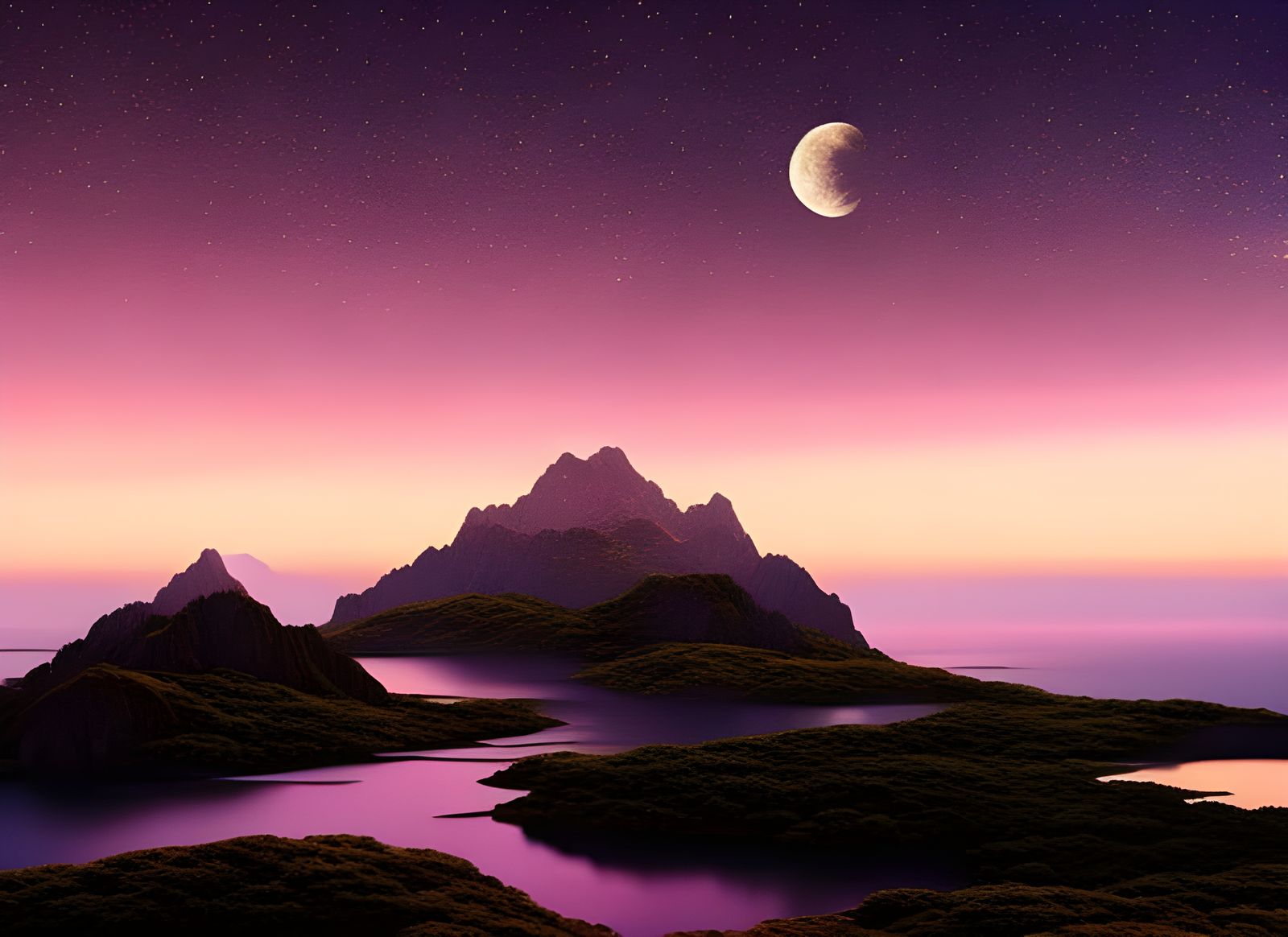 Purple Sky Lake