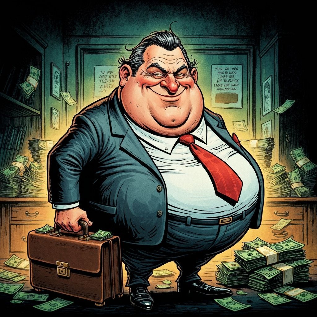 Corrupt Politician  by @DarkUnicornVet 