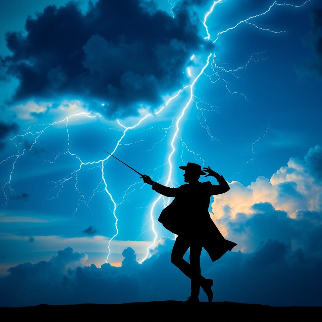 The Great Storm Conductor  by @Feeling Creative