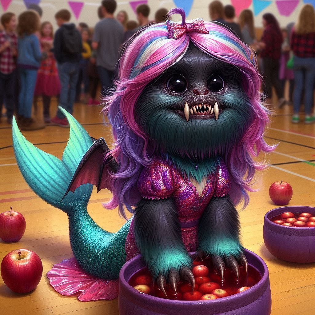 I'm a sparkly mermaid!