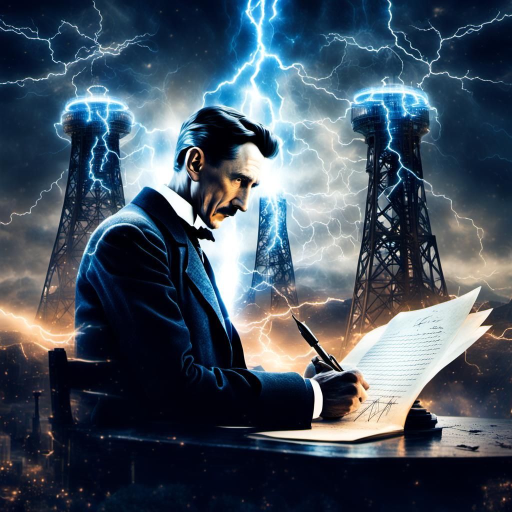Nikola Tesla  by @Hani