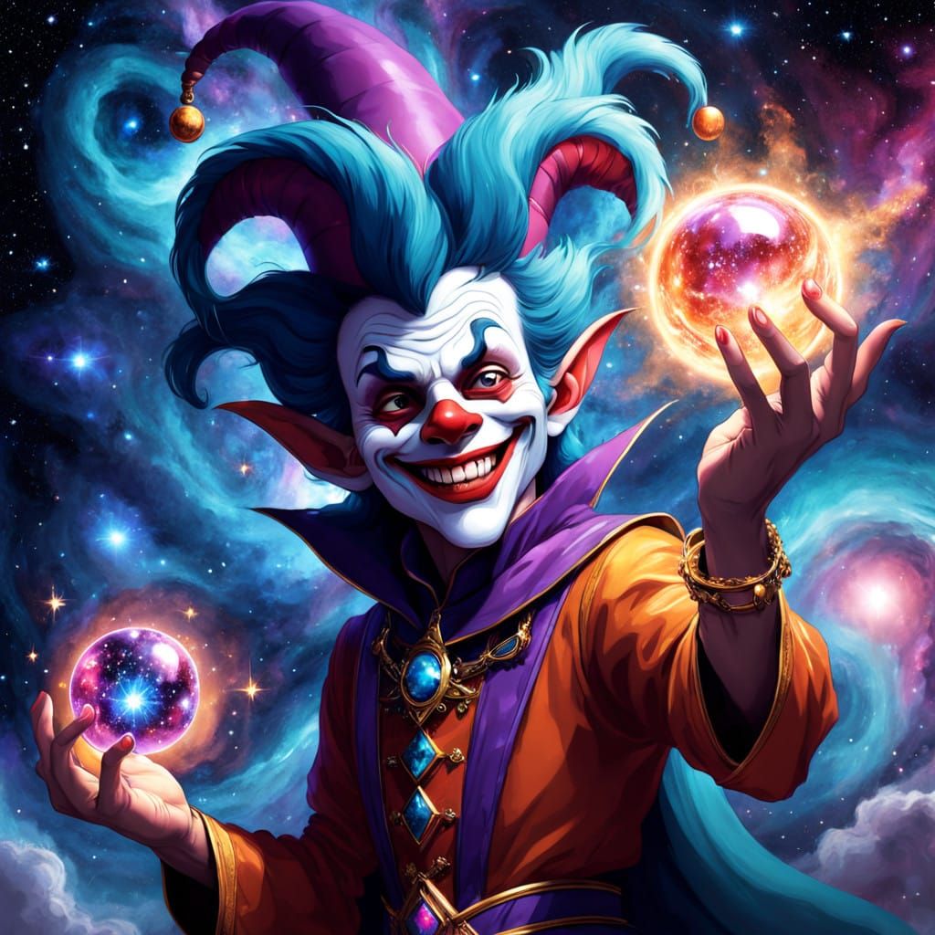 The Cosmic Jester  by @BJ-art