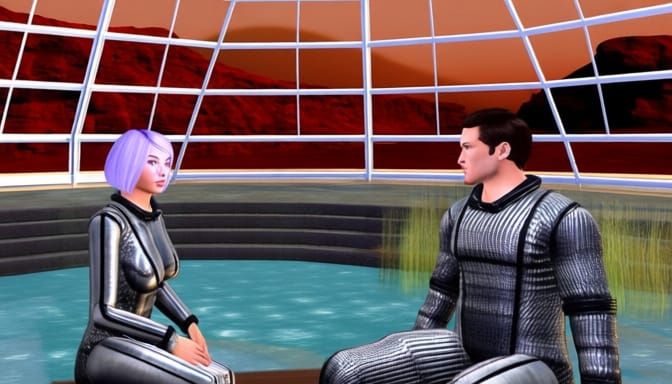 A Romantic Date on Mars