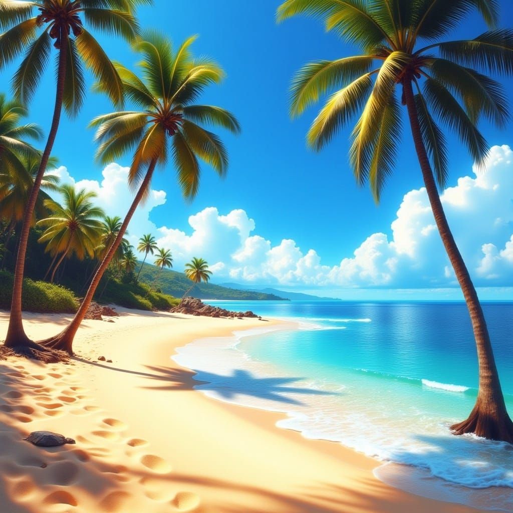  <lora:Masteroftheeye:1.0> A beautiful view of the beach