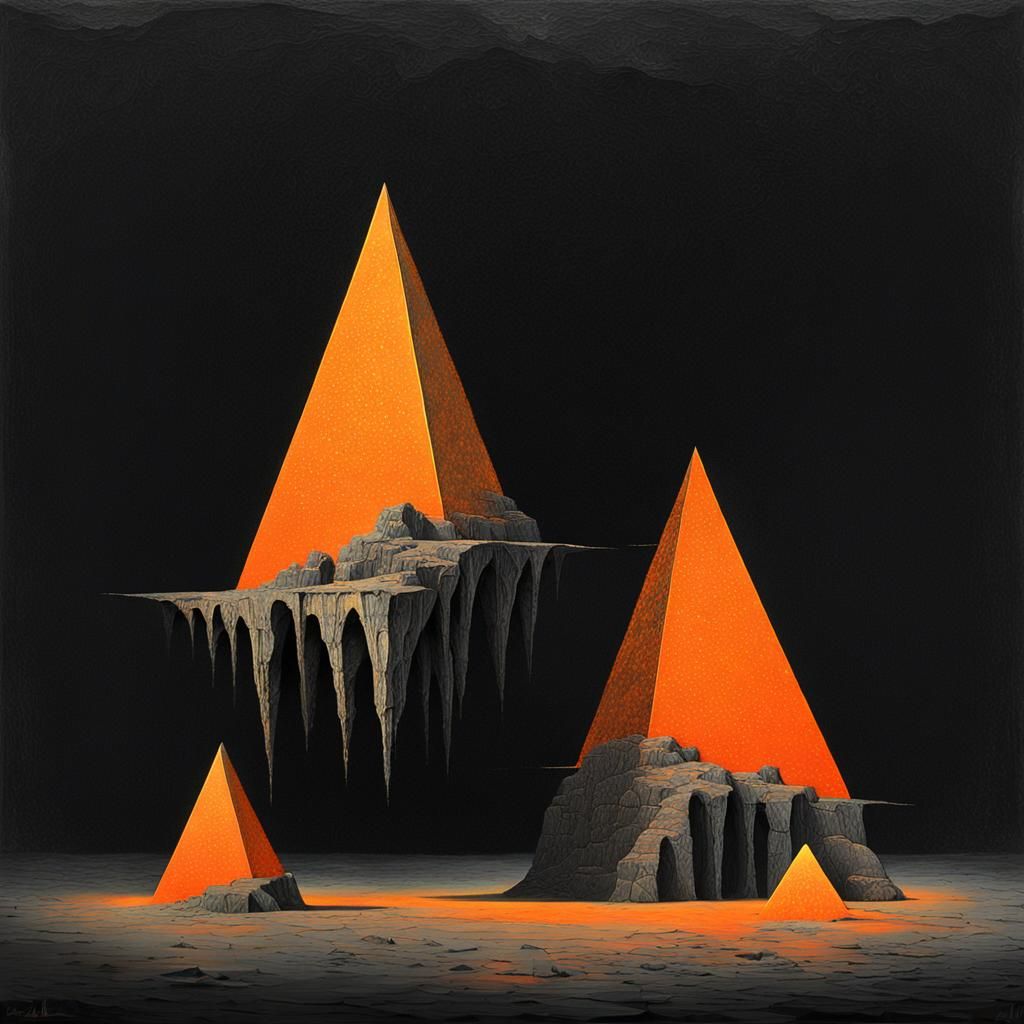 Pyramids.