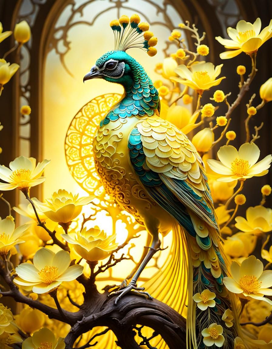 Blooming peacock  by @StarlaBlaise