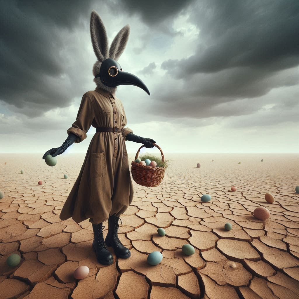 plague Easter bunny